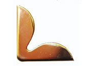 legatoria Angolino metallico ottone antico 15mm per lato, protegge copertine spesse fino a 3mm smm142