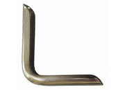 legatoria Angolino metallico brunito 22mm per lato, protegge copertine spesse fino a 3mm.