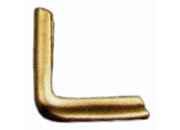 legatoria Angolino metallico oro 24 carati 10mm per lato, protegge copertine spesse fino a 1,7mm.