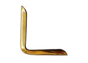 legatoria Angolino metallico oro 24 carati 15mm per lato, protegge copertine spesse fino a 2mm.