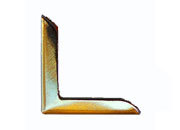 legatoria Angolino metallico ottone antico 16mm per lato, protegge copertine spesse fino a 2mm smm132