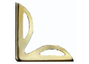 legatoria Angolino metallico ottone antico 30mm per lato, protegge copertine spesse fino a 4,5mm.
