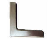 legatoria Angolino metallico bianco 27mm per lato, protegge copertine spesse fino a 7mm.
