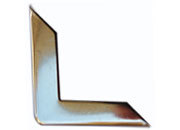 legatoria Angolino metallico nichelato 30mm per lato, protegge copertine spesse fino a 4mm smm57