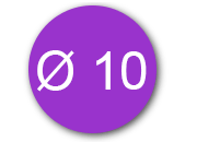 wereinaristea Etichette autoadesive Tik-Fix, a registro, diametro mm 10 pla130020VI.