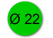 wereinaristea Etichette autoadesive Tik-Fix, a registro, diametro mm 22 pla130080VE.