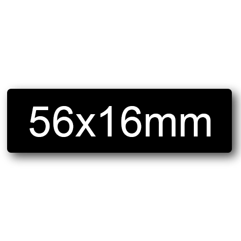 wereinaristea EtichetteAutoadesive 56x16mm(16x56) Carta BIANCO, adesivo permanente, su foglietti da cm 15,2x12,5. 16 etichette per foglietto.