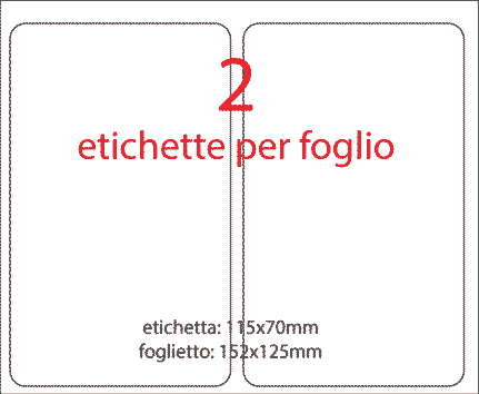 wereinaristea EtichetteAutoadesive 115x70mm(70x115) Carta COLORI ASSORTITI, adesivo permanente, su foglietti da cm 15,2x12,5. 9 etichette per foglietto.  La confezione contiene 9 etichette per ognuno dei seguenti colori: GIALLO, ROSA, ARANCIONE, ROSSO, GRIGIO, VERDE, VIOLA, AZZURRO, MARRONE, NERO.