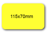 wereinaristea EtichetteAutoadesive 115x70mm(70x115) Carta sog10053GI.