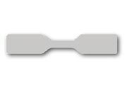 wereinaristea EtichetteAutoadesive 46x8mm(8x46) Carta ARGENTO, adesivo permanente, su foglietti da cm 15,2x12,5. 36 etichette per foglietto SOG10030SILV