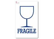 wereinaristea EtichetteAutoadesive 70x115mm(115x70) Carta FRAGILE, adesivo permanente, su foglietti da cm 15,2x12,5. 2 etichette per foglietto.
