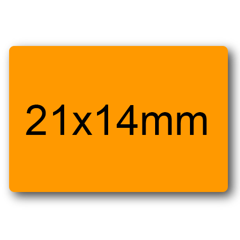 wereinaristea EtichetteAutoadesive 21x14mm(14x21) CartaARGENTO ARGENTO, adesivo permanente, su foglietti da cm 15,2x12,5. 45 etichette per foglietto.