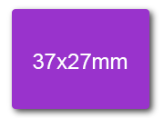 wereinaristea EtichetteAutoadesive, 37x19mm(19x37) CartaVIOLA Adesivo permanente, su foglietti da cm 15,2x12,5. 15 etichette per foglietto SOG10029vi