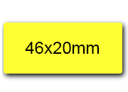 wereinaristea EtichetteAutoadesive 46x20mm(20x46) Carta sog10033GI.