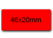 wereinaristea EtichetteAutoadesive 46x20mm(20x46) Carta sog10033RO.