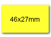 wereinaristea EtichetteAutoadesive 46x27mm(27x46) Carta sog10034GI.