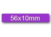 wereinaristea EtichetteAutoadesive 56x10mm(10x56) Carta VIOLA adesivo permanente, su foglietti da cm 15,2x12,5. 24 etichette per foglietto sog10037vi