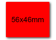 wereinaristea EtichetteAutoadesive 56x46mm(46x56) Carta sog10042ro.