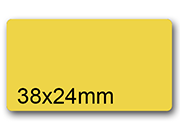 wereinaristea EtichetteAutoadesive COPRENTE, 38,1x21,2(21,2x38,1mm) CartaORO sog220LGA400.