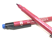 gbc Stabilo OHpen76M BLU Pennarello indelebile MEDIA, ideale per lucidi e per quasi tutte le superfici lisce (cd-rom, DVD, plastica, vetro, metallo e ceramica). Prodotto originale tedesco. MADE IN GERMANY STB76M