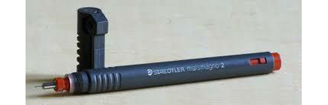 gbc Penna Staedtler MARSMAGNO 710, 0,3mm Penna ad inchiostro di china per disegno tecnico, usa e getta, tratto 0,3mm.