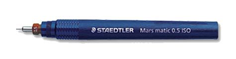 gbc Punta di ricambio per penna a china Staedtler Mars Matic 700 0,13mm PL1, tratto 0,13mm, tubetto di scrittura in metallo cromato, ISO 9175-1-DIN15.