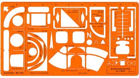 gbc Mascherina Architettura d'interni, M1:20 Made in Germany.