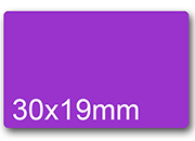 wereinaristea EtichetteAutoadesive aRegistro 30x19mm(19x30) CartaVIOLA WER30x19vi.