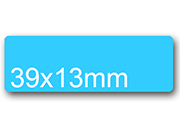 wereinaristea EtichetteAutoadesive aRegistro, 39x13mm(13x39) Carta AZZURRO, in foglietti da 116x170, 28 etichette per foglio, (10 fogli) WER39x13az