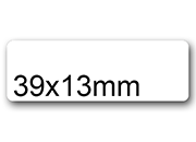 wereinaristea EtichetteAutoadesive aRegistro, 39x13mm(13x39) Carta BIANCO, in foglietti da 116x170, 28 etichette per foglio, (10 fogli) WER39x13