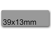 wereinaristea EtichetteAutoadesive aRegistro, 39x13mm(13x39) Carta GRIGIO, in foglietti da 116x170, 28 etichette per foglio, (10 fogli) WER39x13gr
