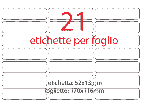 wereinaristea EtichetteAutoadesive aRegistro 52x13mm(13x52) Carta COLORI ASSORTITI, in foglietti da 116x170. La confezione contiene 600 etichette per ognuno dei seguenti colori: GIALLO, ROSA, ARANCIONE, ROSSO, GRIGIO, VERDE, VIOLA, AZZURRO, MARRONE, NERO.