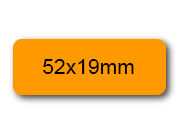 wereinaristea EtichetteAutoadesive aRegistro, 52x19mm(19x52) Carta wer52x19ar.