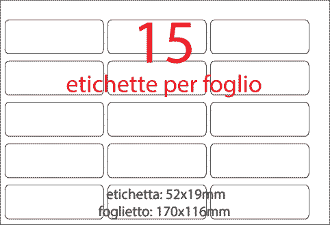 wereinaristea EtichetteAutoadesive aRegistro 52x19mm(19x52) Carta COLORI ASSORTITI, in foglietti da 116x170. La confezione contiene 600 etichette per ognuno dei seguenti colori: GIALLO, ROSA, ARANCIONE, ROSSO, GRIGIO, VERDE, VIOLA, AZZURRO, MARRONE, NERO.