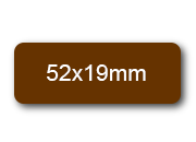 wereinaristea EtichetteAutoadesive aRegistro, 52x19mm(19x52) Carta wer52x19ma.