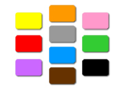 wereinaristea EtichetteAutoadesive, 40x16(16x40mm) CartaColoriASSORTITI COLORI ASSORTITI, adesivo Permanente, angoli a spigolo, per ink-jet, laser e fotocopiatrici, su foglio A4 (210x297mm), La confezione contiene 90 etichette per ognuno dei seguenti colori: GIALLO, ROSA, ARANCIONE, ROSSO, GRIGIO, VERDE, VIOLA, AZZURRO, MARRONE, NERO BRA2986as