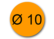 wereinaristea EtichetteAutoadesive aRegistro, diametro 10 WERd10ar.