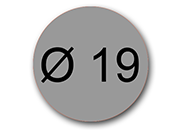 wereinaristea EtichetteAutoadesive aRegistro, diametro 19 WERd19gr.