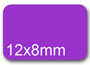 wereinaristea EtichetteAutoadesive, aREGISTRO, 12x8mm(8x12) CartaVIOLA In 10 foglietti da 116x170mm, 60 etichette per foglio WER12x8vi