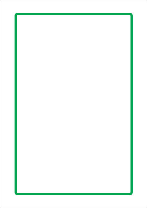 carta Carta personalizzata con bordo -verde- per stampanti laser & inkjet. Formato a4 (21x29,7 cm), 95gr x mq, personalizzata a tema.