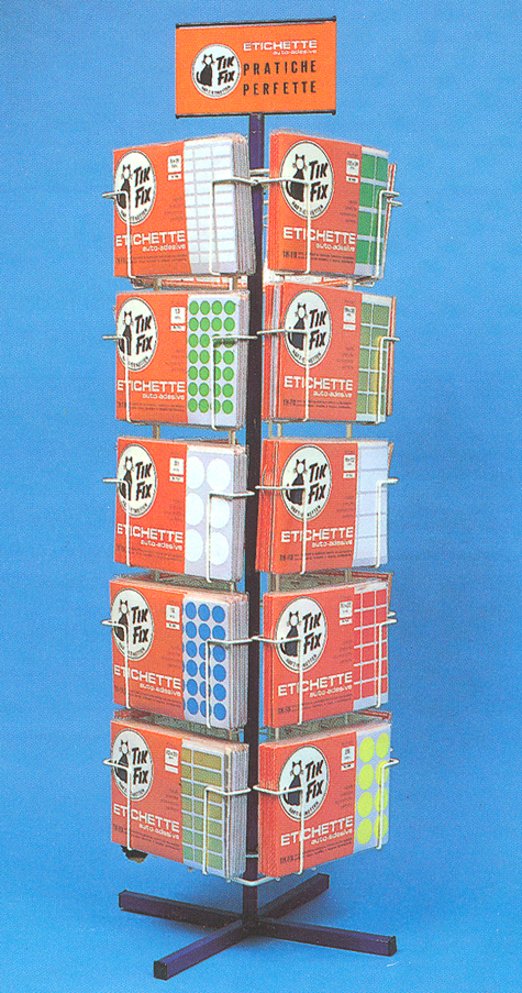 wereinaristea EtichetteAutoadesive aRegistro, 38x24mm(24x38) CartaColoriASSORTITI COLORI ASSORTITI, in foglietti da 116x170, 16 etichette per foglio, (10 fogli).