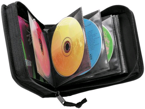 gbc Porta CD con cerniera per 32 CD 16 buste saldate per 32 cd. Dimensioni: 160x170x30mm.